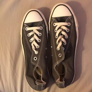 Gray Converse Chuck Taylor All Star Low Top